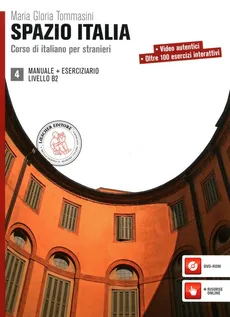 Spazio Italia 4 podręcznik + ćwiczenia + DVD - Tommasini  Maria Gloria