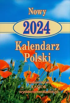 Kalendarz 2024  KL05 Nowy Kalendarz Polski - Outlet
