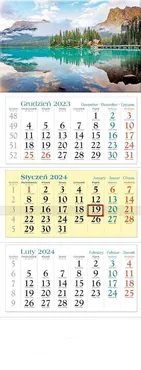Kalendarz 2024 KT9 Jezioro trójdzielny - Outlet