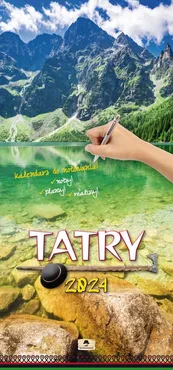 Kalendarz 2024 paskowy szeroki Tatry - Outlet