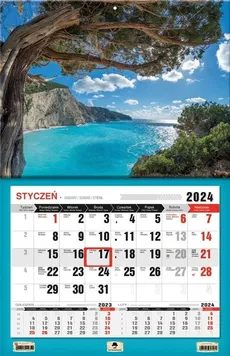 Kalendarz 2024 jednodzielny 3XL Zatoka