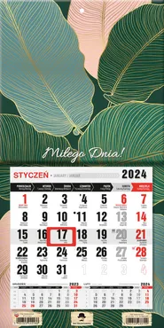 Kalendarz 2024 jednodzielny mini z magnesem Glamour KTJ-2 mini v12