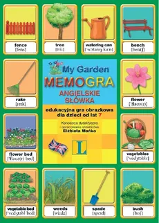 Memogra angielskie słówka Ogród My Garden - Elżbieta Mańko