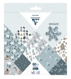 Papier do origami 15x15 cm -  60 arkuszy - Polar Christmas