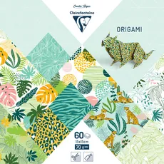 Papier do origami 15x15 cm 60 arkuszy Exotic freshness