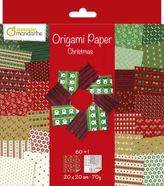 Papier do origami Christmas