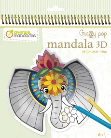Kolorowanka Graffy Pop Mandala 3D Zwierzeta sawanny