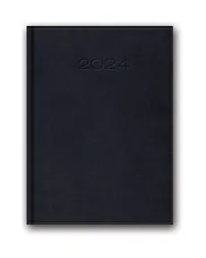 Kalendarz 2024 51D B5 granatowy książkowy