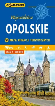 Województwo Opolskie Mapa Atrakcji Turystycznych 1:200 000