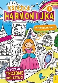 Książka harmonijka 1 Wyczaruj tęczowe królestwo - Natalia Berlik