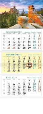 Kalendarz 2024 KT05 Sudety trójdzielny