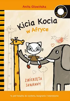 Kicia Kocia w Afryce Kolorowanka - Outlet - Anita Głowińska