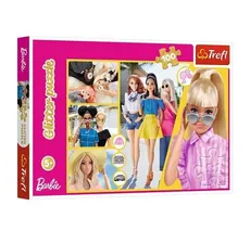 Puzzle z brokatem Brokatowa Barbie 100