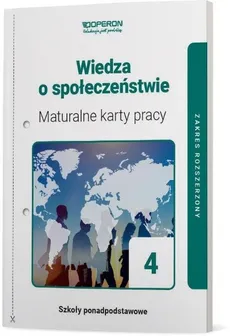 Wiedza o społeczeństwie 4 Maturalne karty pracy Zakres rozszerzony - Mikołaj Walczyk, Iwona Walendziak