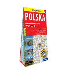 Polska papierowa mapa samochodowa 1:700 000 - zbiorowe opracowanie