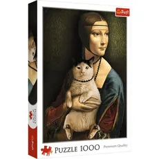 Puzzle 1000 Dama z kotem / Bridgeman_L