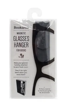 Bookaroo Glasses hanger - uchwyt na okulary do książki czarny