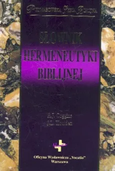 Słownik hermeneutyki biblijnej - R.J. Coggins, J.L. Houlden