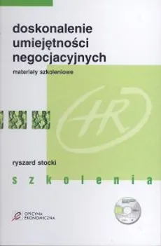 Doskonalenie umiejętności negocjacyjnych (teczka z testami+płyta CD) - Ryszard Stocki