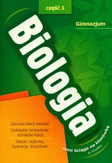 Biologia 1+ ściąga - Krystyna Stypińska