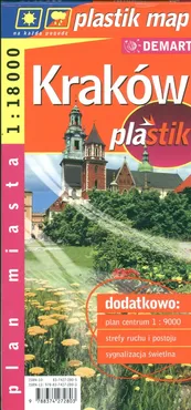 Kraków 1:18 000  plan miasta laminowany - Outlet