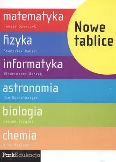 Nowe tablice Matematyk, fizyka, informatyka, astronomia, biologia, chemia - Outlet