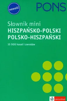 Pons słownik mini hiszpańsko-polski polsko-hiszpański - Outlet