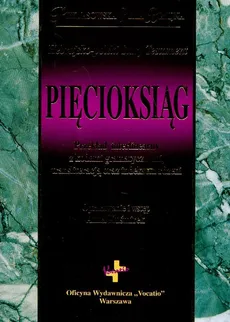 Hebrajsko-polski Stary Testament Pięcioksiąg - Anna Kuśmirek