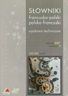 Słowniki francusko-polski polsko-francuski naukowo techniczne