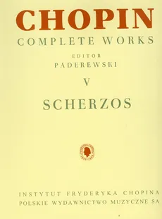 Chopin Complete Works V Scherza