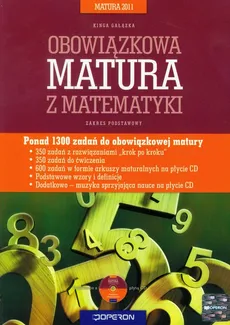 Matematyka Matura Obowiązkowa 2011 z płytą CD - Kinga Gałązka
