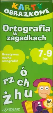 Ortografia w zagadkach Karty dla dzieci - Diana Tomaszewska