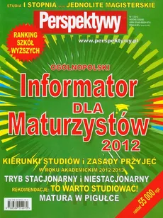 Ogólnopolski Informator dla maturzystów 2012 - Outlet
