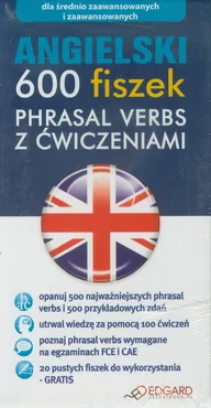 Angielski 600 fiszek Phrasal verbs z ćwiczeniami