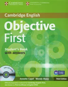 Objective First Student's Book with answers - Wendy Sharp, Annette Capel