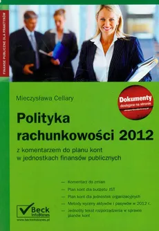 Polityka rachunkowości 2012 - Mieczysława Cellary