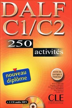 DALF C1/C2 250 activites Nouveau diplome Książka + CD - Outlet