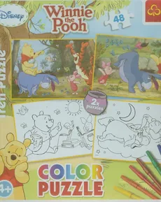 Puzzle 2x48 Color Winnie the Pooh