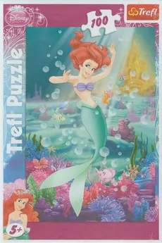 Puzzle 100 Disney księżniczki Arielka