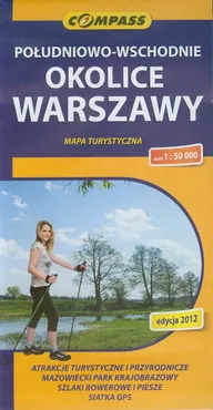 Południowo wschodnie okolice Warszawy mapa turystyczna 1:50 000 - Outlet