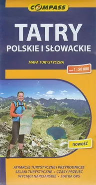 Tatry Polskie i Słowackie mapa turystyczna 1:50 000 - Outlet