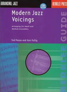 Modern jazz voicings z płytą CD - Outlet - Ted Pease, Ken Pullig