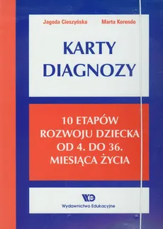 Karty Diagnozy 10 etapów rozwoju dziecka od 4 do 36 miesiąca życia - Jagoda Cieszyńska, Marta Korendo