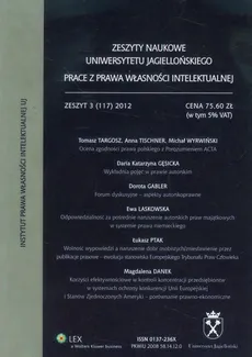 Zeszyty naukowe Uniwersytetu Jagiellońskiego 3(117) 2012 - Outlet