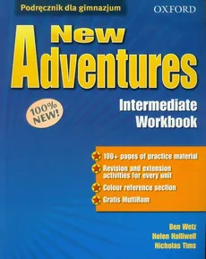 New Adventures Intermediate Workbook - Helen Halliwell, Nicholas Tims, Ben Wetz