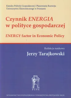 Czynnik energia w polityce gospodarczej