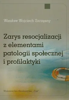 Zarys resocjalizacji z elementami patologii społecznej i profilaktyki - Szczęsny Wiesław Wojciech