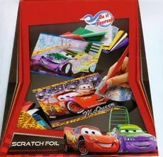 Cars scratch foil - stwórz swoją kartkę z cars