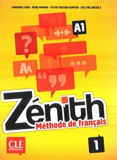 Zenith 1 Podręcznik + DVD - Sandrine Chein, Reine Mimra, Sylvie Poisson-Quinton, Evelyne Sirejols