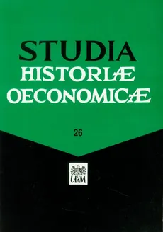 Studia Historiae Oeconomicae 26 - Outlet